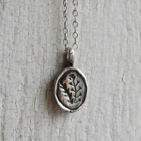 Shepherd's Purse Botanical Necklace