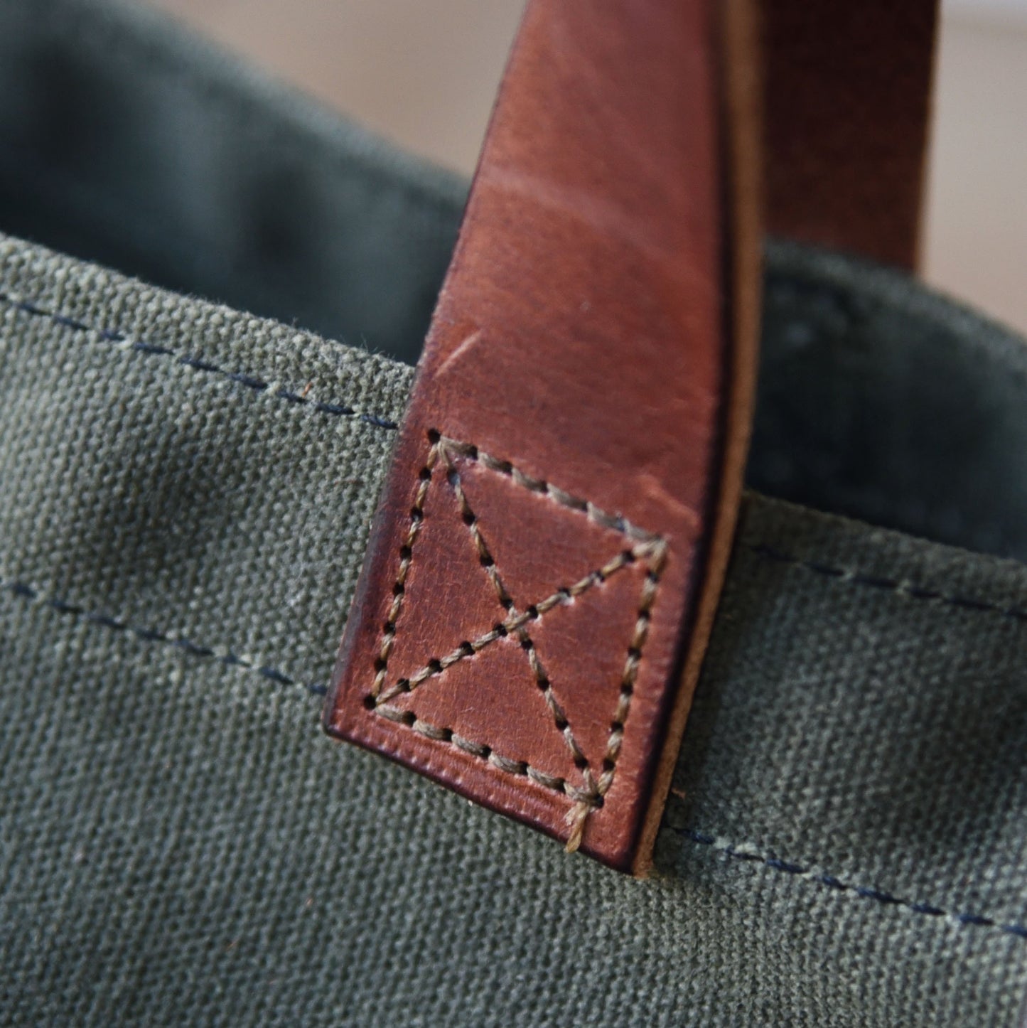 Waxed Canvas Tote