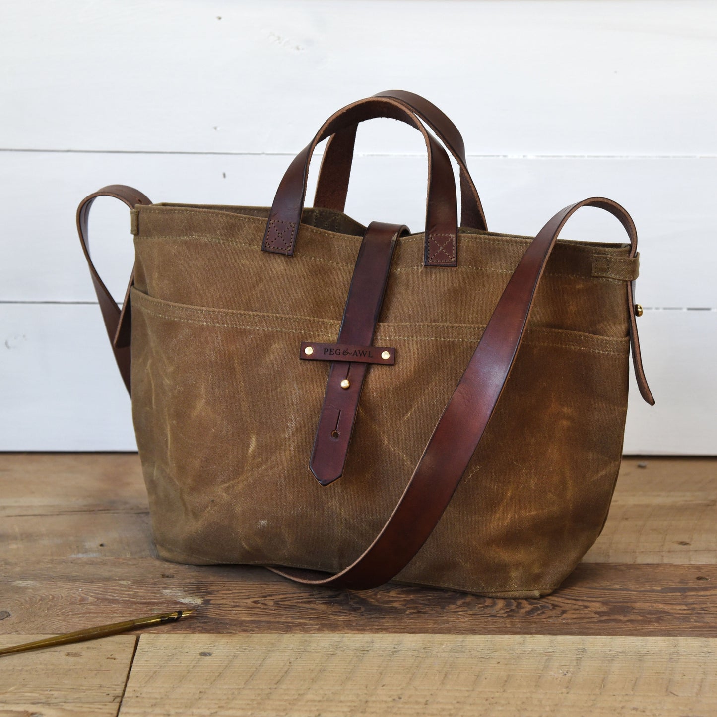 Waxed Canvas Tote