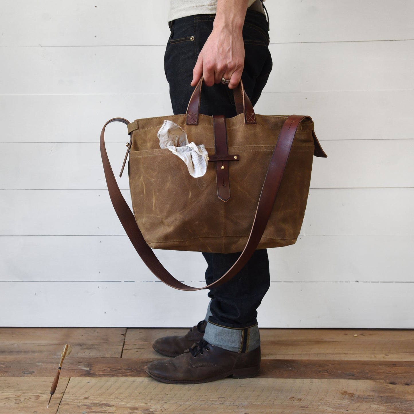 Waxed Canvas Tote