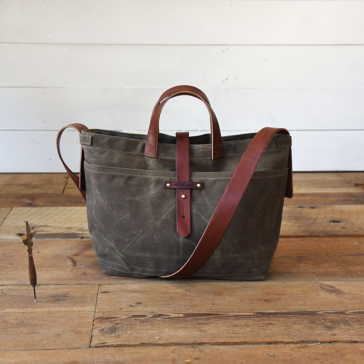 Waxed Canvas Tote