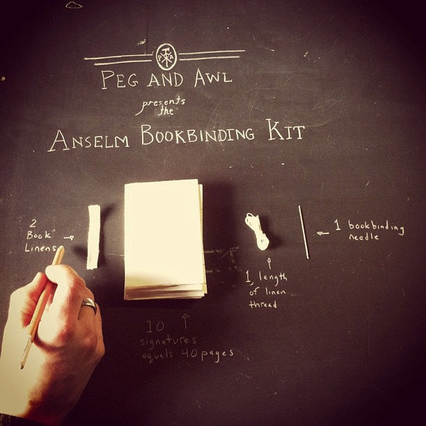 6″ Anselm Bookbinding Kit – Peg and Awl
